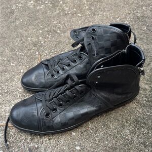 Louis Vuitton Monochrome Checkered High-Tops